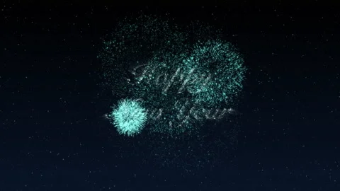 2023 firework animation Stock Footage 212495722