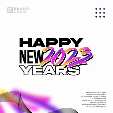 2023 Happy New Year Stock Illustration