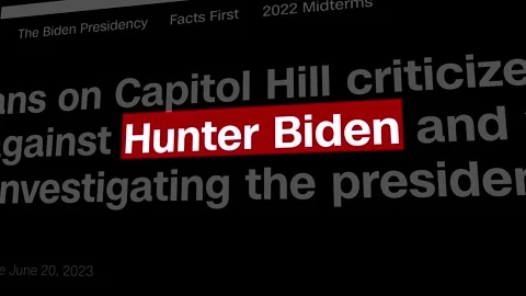 2023: Hunter Biden Headlines Fast Sequence Stock Footage 247066208