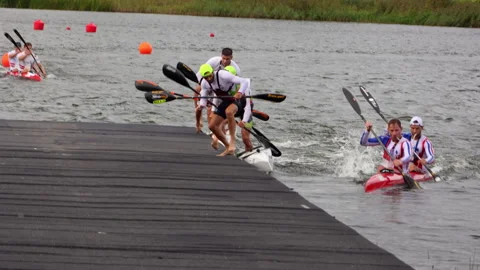 2023 ICF Canoe Marathon World Championships Video stock 263498019
