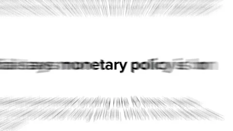 2023: Monetary Policy Headlines Fast Sequence Stock Footage 243286104