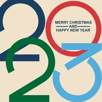 2023-NEW-YEAR-DESIGN イラスト素材