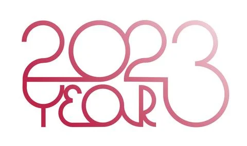 2023 new year vector background. Cover of card for 2023 Creative design for your Stock Illustration