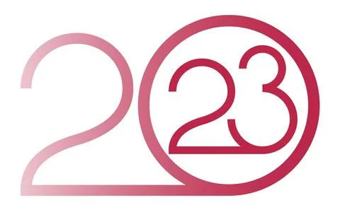 2023 new year vector background. Cover of card for 2023 Creative design for your Stock Illustration