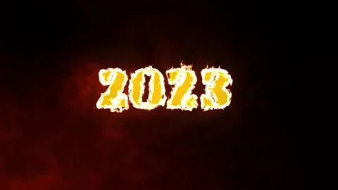 2023 red flame background 스톡 동영상 233620518