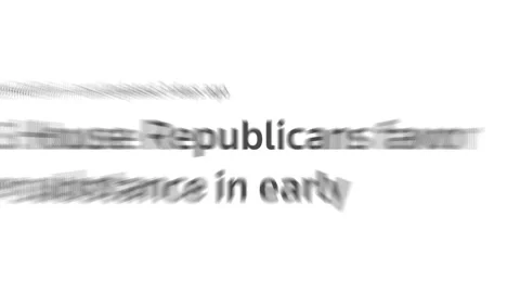 2023: Republicans Headlines Fast Sequence Stock Footage 230161988
