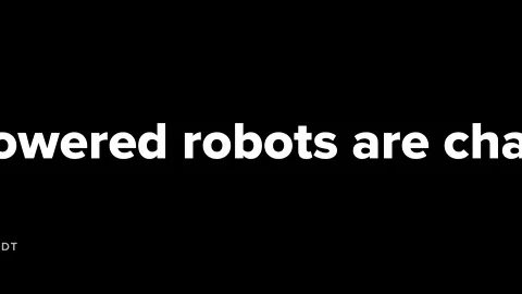 2023: Robots Headlines Fast Sequence Stock Footage 240846148