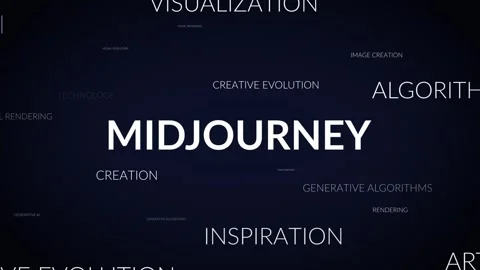 2023: Unveiling Perspectives: A Dynamic Zoom into Midjourney Related Themes Stock Footage 256770437