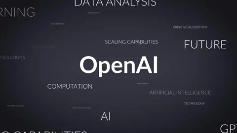 2023: Unveiling Perspectives: A Dynamic Zoom into OpenAI Related Themes Stock Footage 256910998