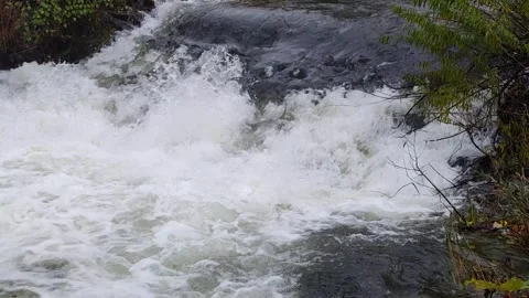 20231105 4K 60 Steps waterfall on the Odeborn River 16x9 스톡 동영상 272642768