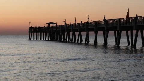 2024 04 06 Dania Beach Pier Sunrise 5D4 9308 Stock Footage 278934076