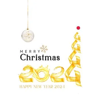 2024-Christmas Tree Stock Illustration