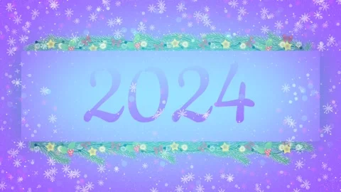 2024 dull background with floating snow particles Stock Footage 258238362