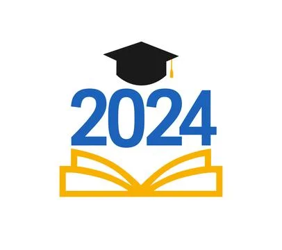 2024 educational logo Stock Illustration