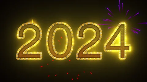 2024 Fireworks Stock Footage 255644984