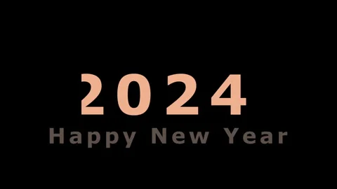 2024 motion and appear text Stock Footage 259855656