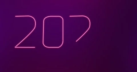 2024 NEON ANIMATION Stock Footage 256444146