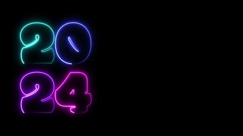 2024 neon Stock Footage 252754909