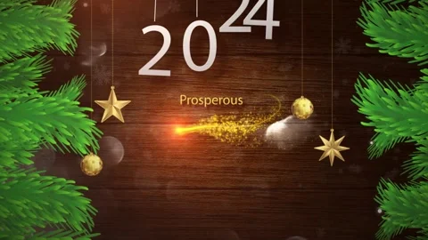 2024 new year Video stock 247969257