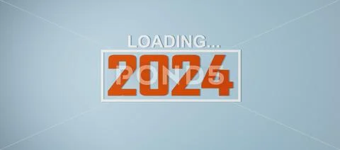 2024 New Year Loading Loading Bar With 2024 On Blue Background Start   2024 New Year Loading Loading Photo 237020758 Iconl 