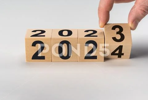 2024 New Year Loading Loading Bar With Wooden Blocks 2024 On Blue   2024 New Year Loading Loading Photo 237762294 Iconl 