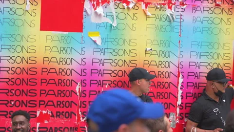 2024 NYC Pride March is opened on Fifth Avenue in New York City. Stock Footage 279299914