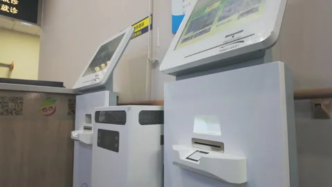 2024 Oct 13. Shanghai, Self-service kiosks and air purifier interior Stock Footage 333667548