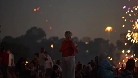 2024 Territory Day event at Mindil Beach, Darwin Stock Footage 287984389