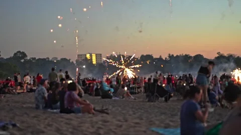 2024 Territory Day event at Mindil Beach, Darwin Stock Footage 287984572