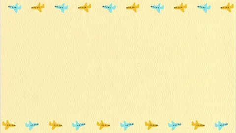 2025 04 55airplaneBorder 動画素材 310597546