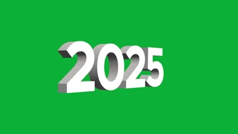 2025 3d green screen hd 4k animation Stock Footage 294329272