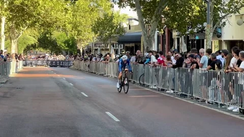 2025 Australian Road National Championships Perth Northbridge criteriums wide 2 Stock Footage 298017557