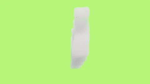 2025 cloud year on green back intro endless Video stock 263958010