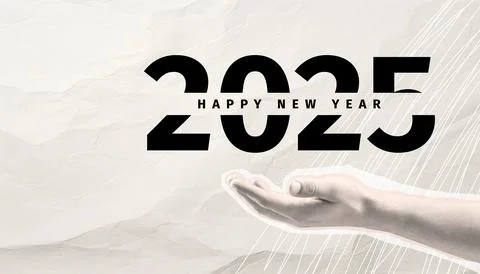 2025 collage Foto stock