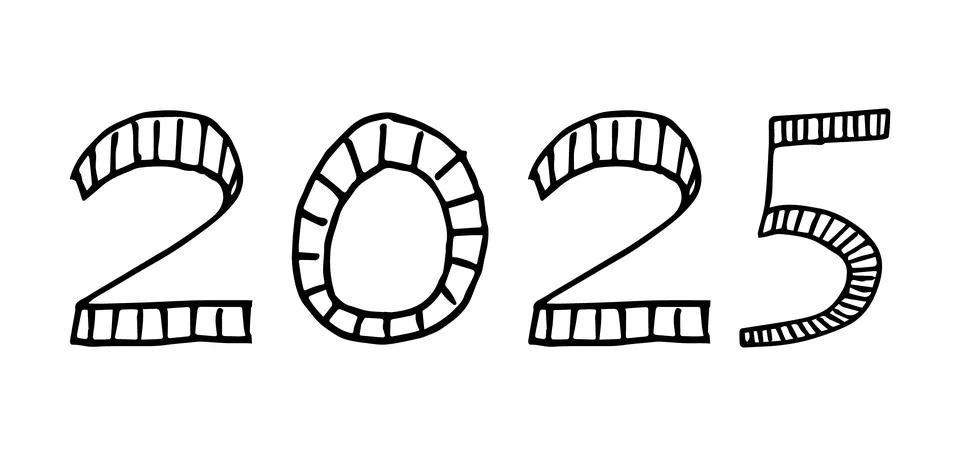 2025 Stock Illustration