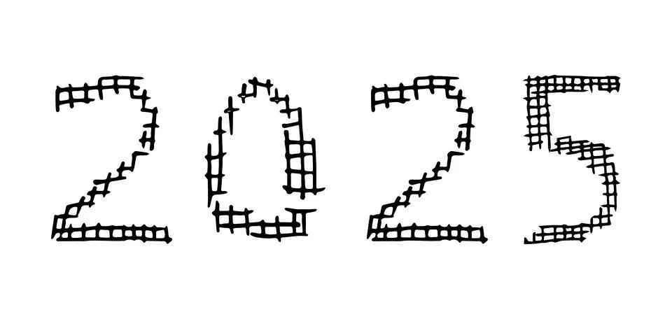 2025 Stock Illustration