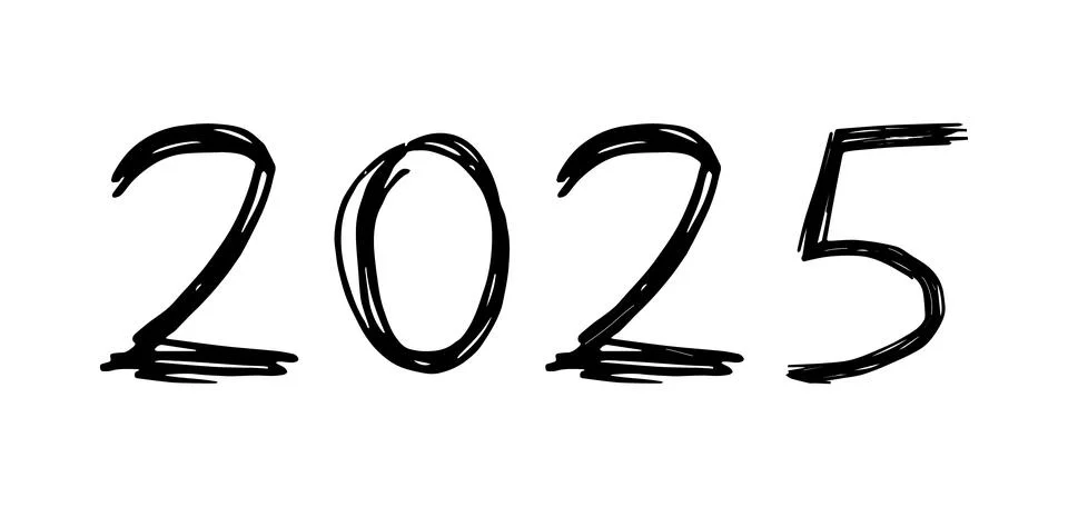 2025 Stock Illustration