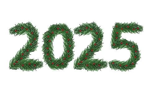 2025 Stock Illustration