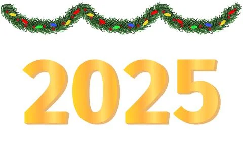2025 Stock Illustration