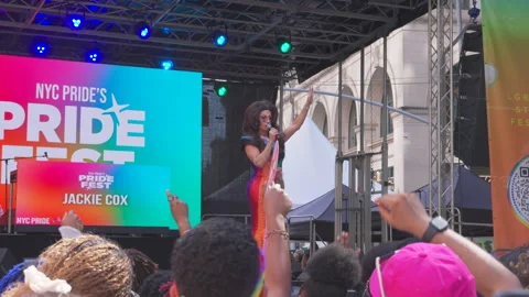 2025 NYC Pride March is opened on Fifth Avenue in New York City. 库存影片 312971230