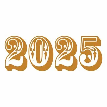 2025 retro design イラスト素材