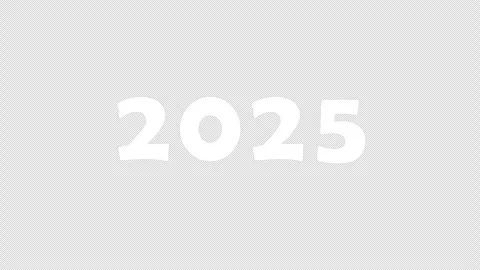 2025 Text ,Countdown to New Year 2025,2025 Happy new year . Stock Footage 292126132
