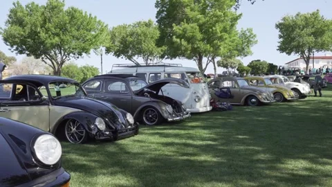 2025 VW's Invade the Dam - Boulder City NV Stock Footage 306009538