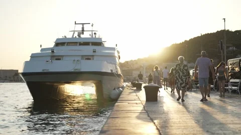 2025.09.12. - Split, Croatia: Port of Split. Stock Footage 336663623