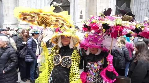 2026 Easter Sunday Bonnet Parade 9 Stock-Footage 332178448