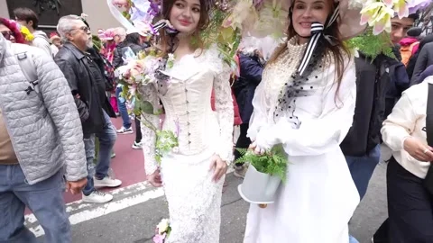 2026 Easter Sunday Bonnet Parade Stock Footage 332178460