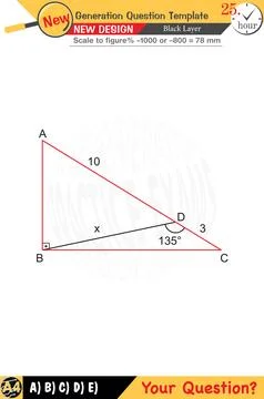 2026, Geometry, geometric concepts, numerical lessons, editable Stock Illustration