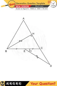2026, Geometry, geometric concepts, numerical lessons, editable Stock Illustration