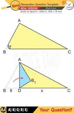 2026, Geometry, geometric concepts, numerical lessons, editable Stock Illustration