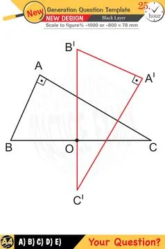 2026, Geometry, geometric concepts, numerical lessons, editable Stock Illustration